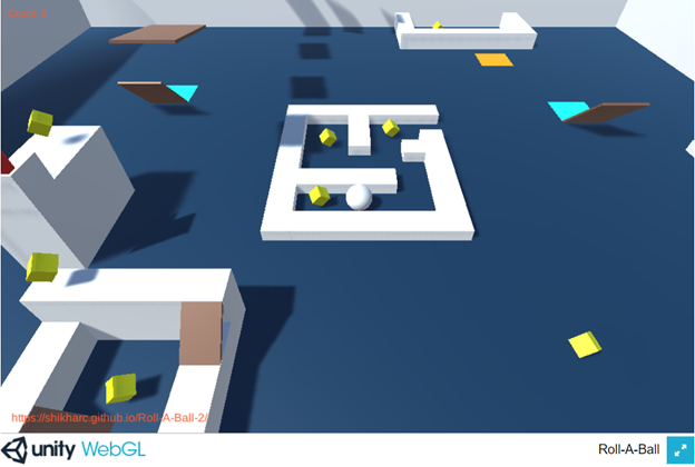 Roll-A-Ball Game